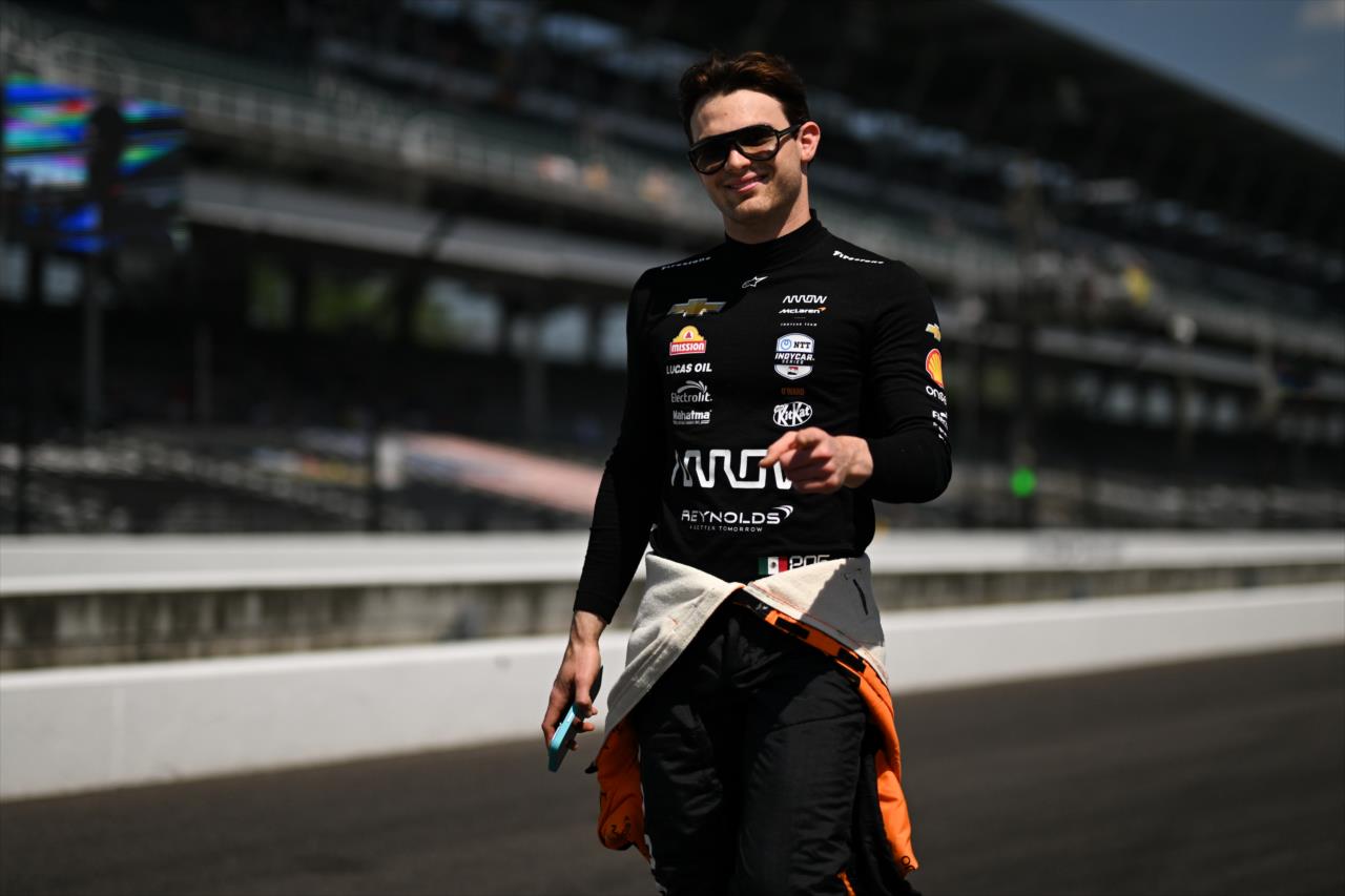 Pato O'Ward - Indianapolis 500 Practice - By: James Black -- Photo by: James  Black